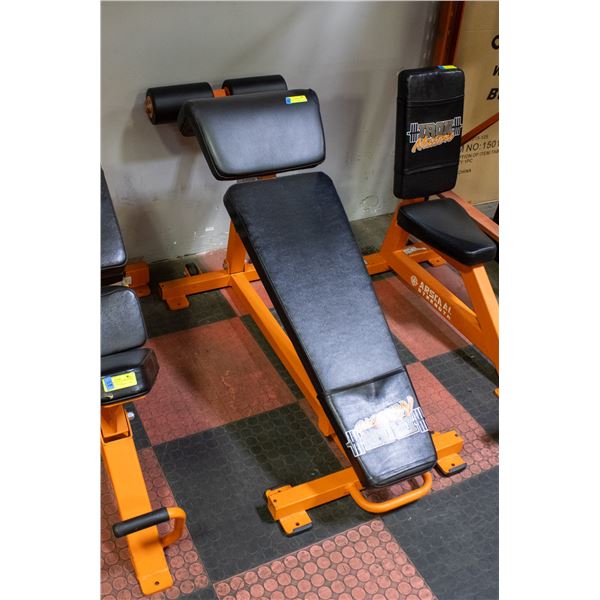 BAILIFF SEIZED: IRON NATION ADJUSTABLE INCLINE/