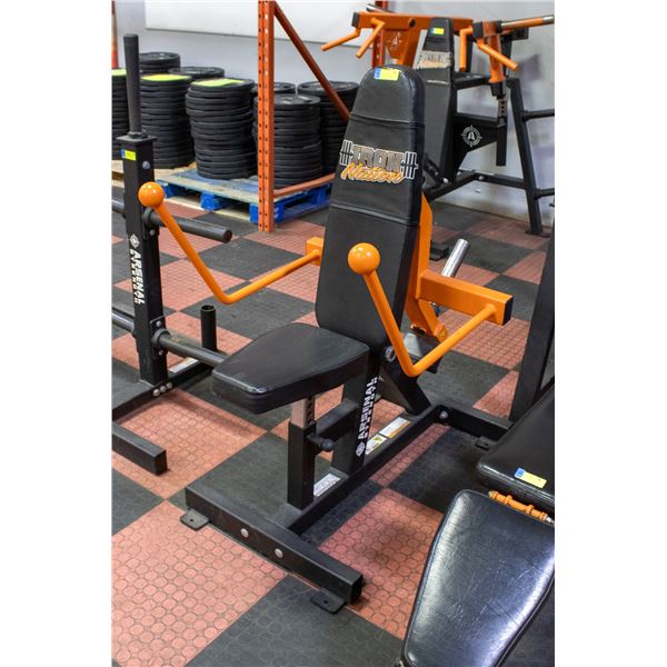 BAILIFF SEIZED: IRON NATION PLATE LOADED SEATED