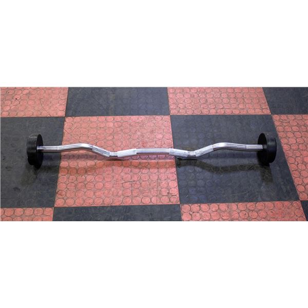 BAILIFF SEIZED: UMAX PREACHER CURL BAR 20LB