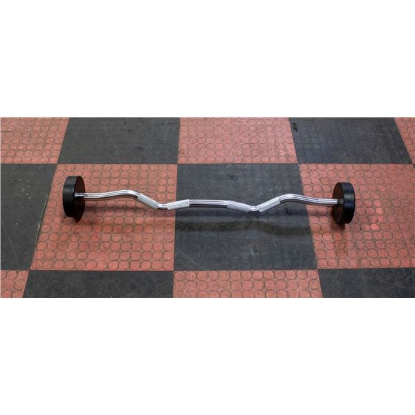 BAILIFF SEIZED: UMAX PREACHER CURL BAR 30LB