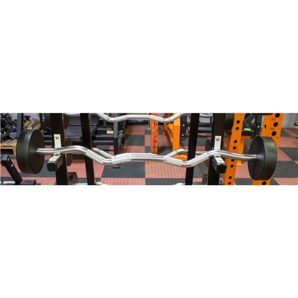 BAILIFF SEIZED: UMAX PREACHER CURL BAR 50LB