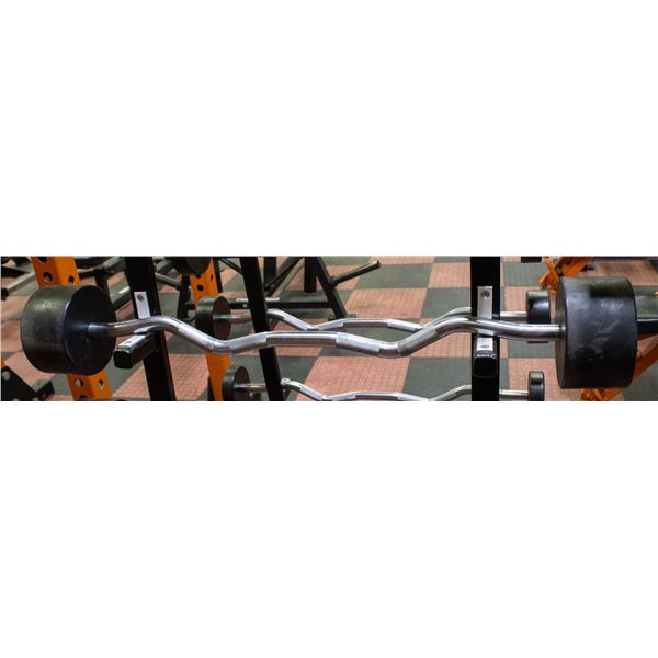 BAILIFF SEIZED: UMAX PREACHER CURL BAR 100LB