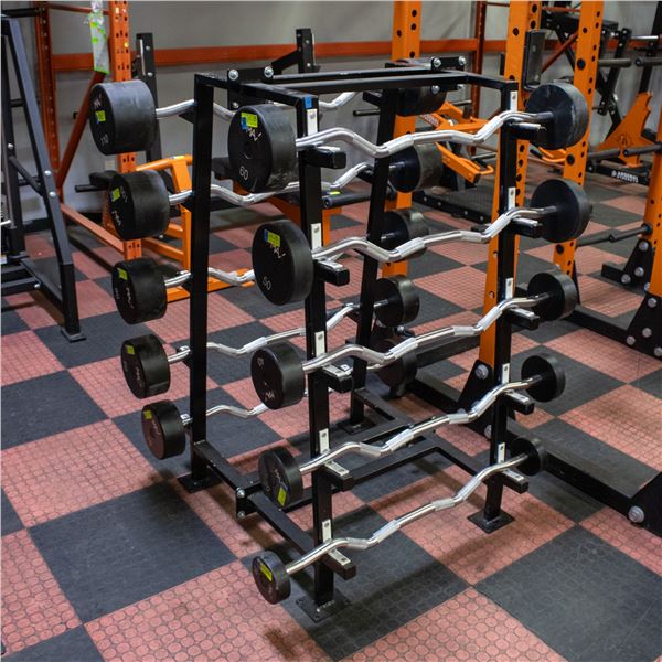 BAILIFF SEIZED: PREACHER CURL BAR RACK