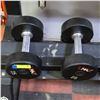 Image 1 : BAILIFF SEIZED: 2X UMAX RUBBER DUMBBELLS 25LB