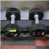 Image 1 : BAILIFF SEIZED: 2X UMAX RUBBER DUMBBELLS 27.5LB