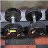 Image 1 : BAILIFF SEIZED: 2X UMAX RUBBER DUMBBELLS 50LB