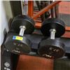Image 1 : BAILIFF SEIZED: 2X UMAX RUBBER DUMBBELLS 37.5LB