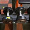 Image 1 : BAILIFF SEIZED: 2X UMAX RUBBER DUMBBELLS 42.5LB