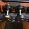 Image 1 : BAILIFF SEIZED: 2X UMAX RUBBER DUMBBELLS 45LB