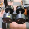 Image 1 : BAILIFF SEIZED: 2X UMAX RUBBER DUMBBELLS 80LB
