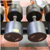 Image 1 : BAILIFF SEIZED: 2X UMAX RUBBER DUMBBELLS 120LB