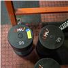 Image 1 : BAILIFF SEIZED: 2X UMAX RUBBER DUMBBELLS 95LB