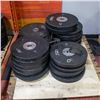 Image 1 : BAILIFF SEIZED: PALLET OF 45LB OLYMPIC WEIGHT