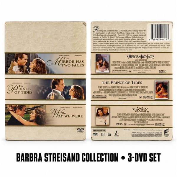 NEW BARBRA STREISAND COLLECTION 3-DVD MOVIE SET