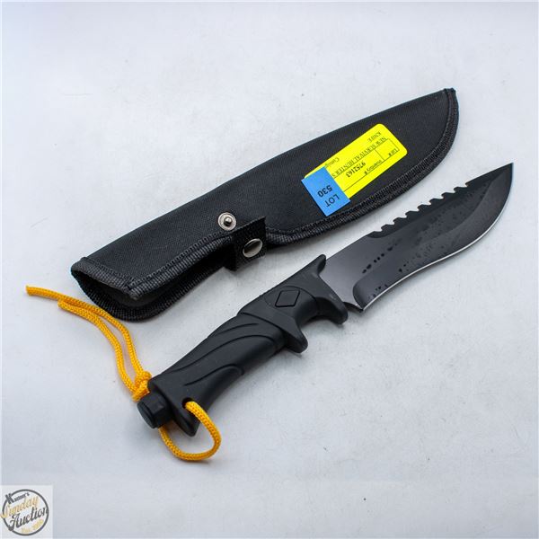 NEW SURVIVAL HUNTER SHIELD KNIFE