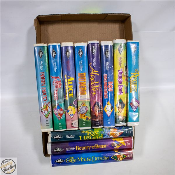 LOT OF 11 DISNEY DIAMOND COLLECTION VHS