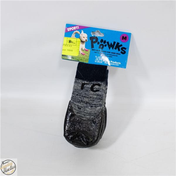 RC PETS SPORT ANTI SLIP SOCKS SIZE MED 4 PACK