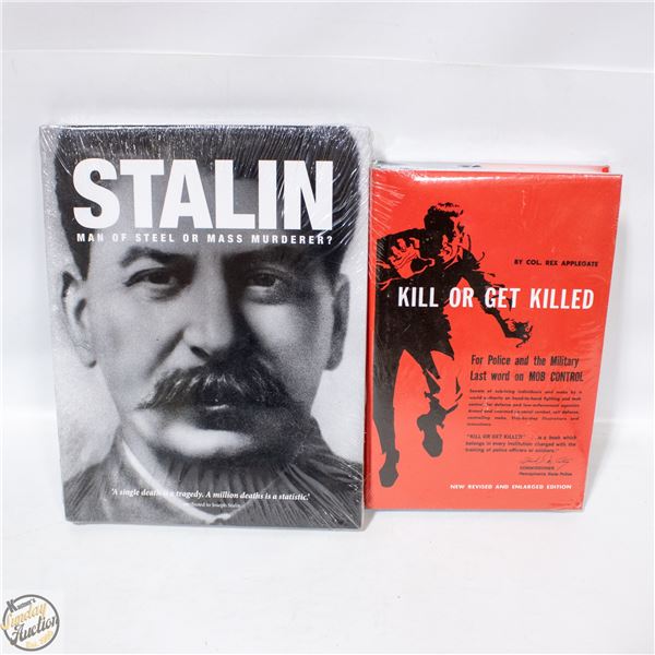 SEALED 2 HARDCOVER BOOKS KILL