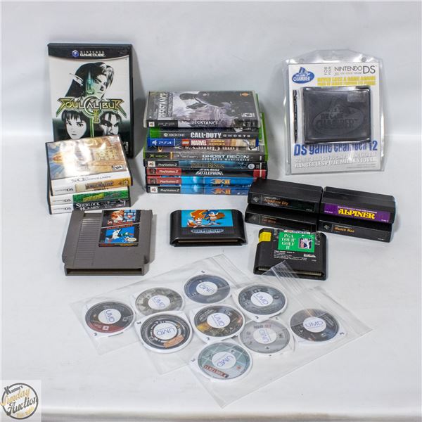 LOT OF GAMES DS NINTENDO, XBOX ONE