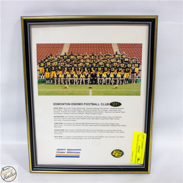 FRAMED VINTAGE 1991 EDMONTON