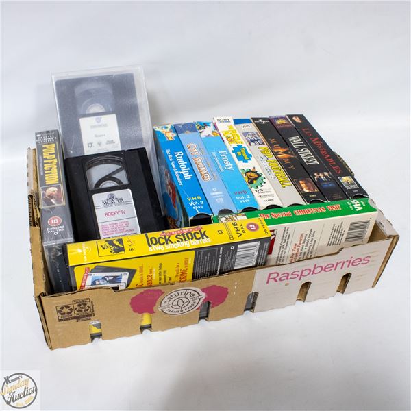 LOT OF VARIOUS VHS INCLUDES PULP FICTION