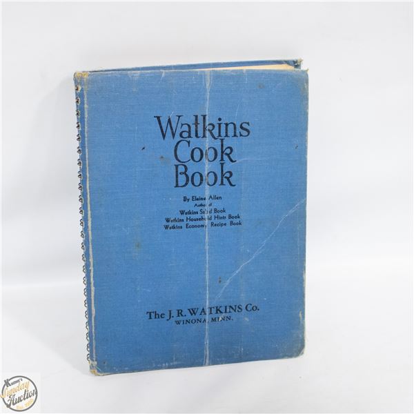 VINTAGE 1943 WATKINS COOK BOOK