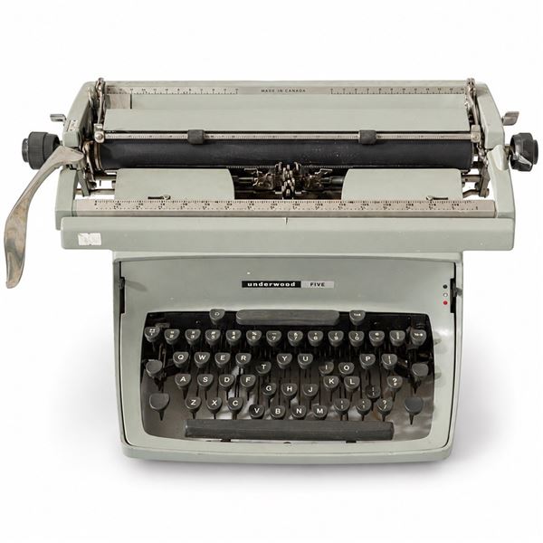 VINTAGE UNDERWOOD FIVE WIDE-CARRIAGE TYPEWRITER