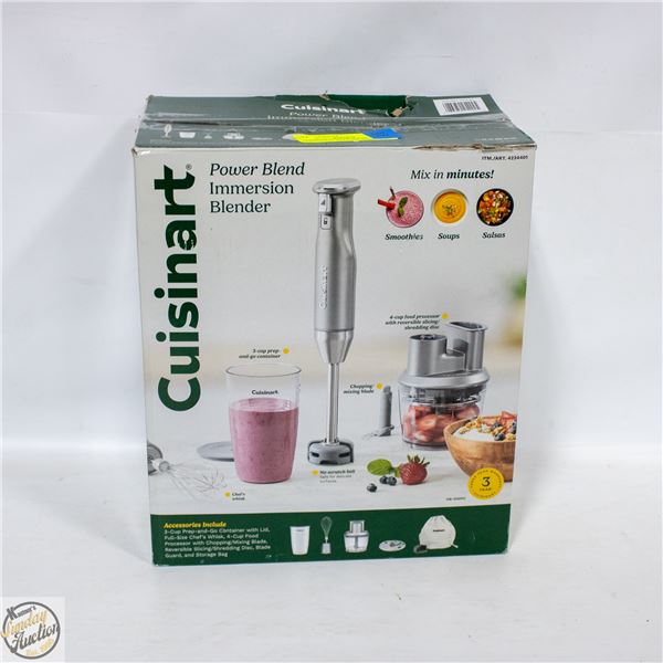 CUISINART POWER BLEND IMMERSION BLENDER WITH