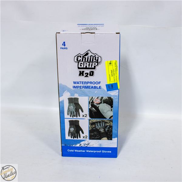 NEW CHILLY GRIP H2O WATERPROOF THERMAL WORK