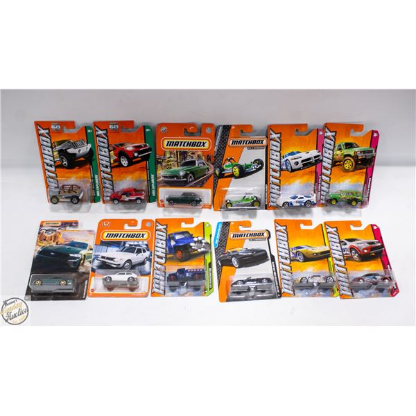 MATCHBOX ASSORTED COLLECTION 12 ALL DIFFERENT