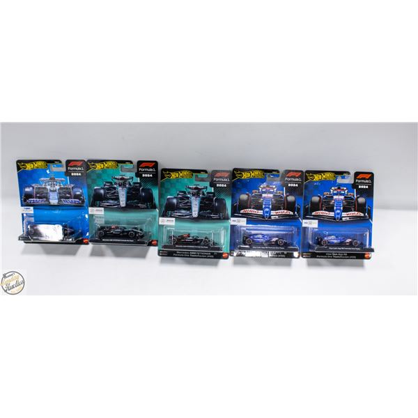 HOTWHEELS PREMIUM 2024 FORMULA 1 EDITIONS (5)