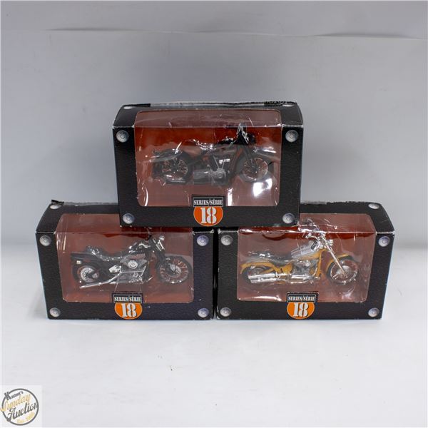 LOT OF 3 MASITO HARLEY DAVIDSON