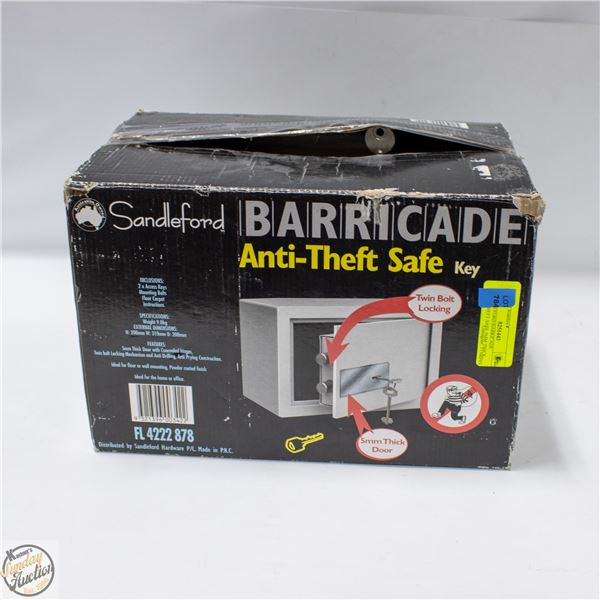 SANDLEFORD BARRICADE ANTI-THEFT SAFE 5MM THICK-