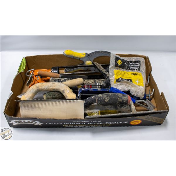 FLAT OF CAULKING ACCESSORIES ASSORTED
