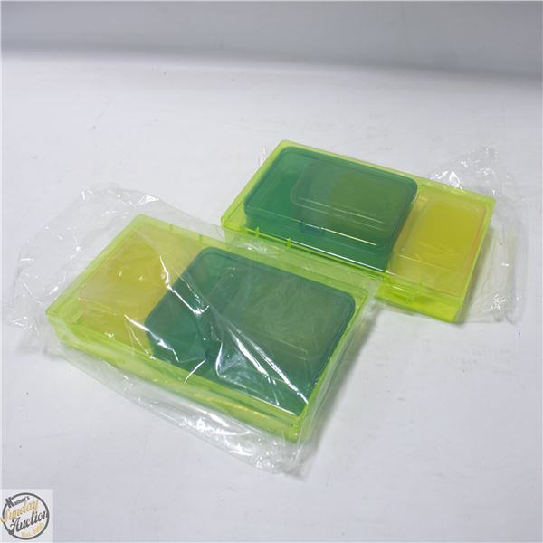2 NEW 6PC PLASTIC STORAGE CONTAINER SETS