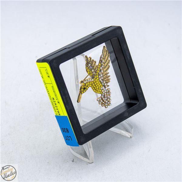 NEW HUMMINGBIRD BIRD ENAMELS BIRD WITH