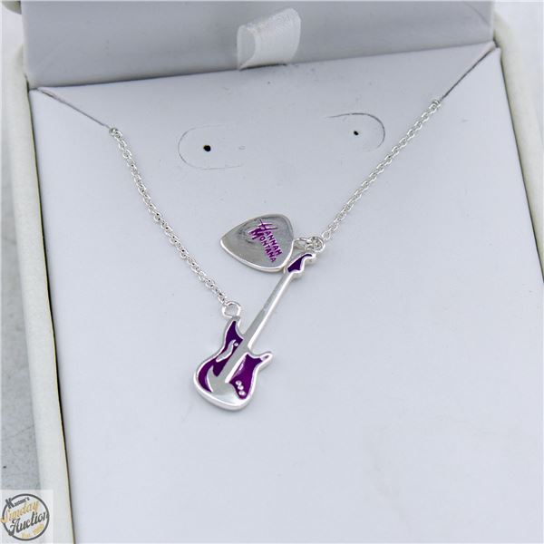 DISNEY SILVER 925 HANNAH MONTANA GUITAR PENDANT