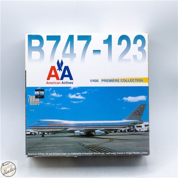 NEW DRAGON WINGS AMERICAN AIR BOEING 747-123