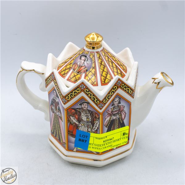 JAMES SADLER KING HENRY VII & HIS 6 WIFES CERAMIC