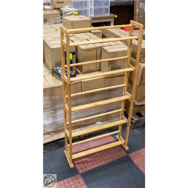 WOODEN BOOT/SHOE RACK H-46.5"