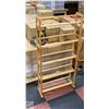 Image 1 : WOODEN BOOT/SHOE RACK H-46.5"