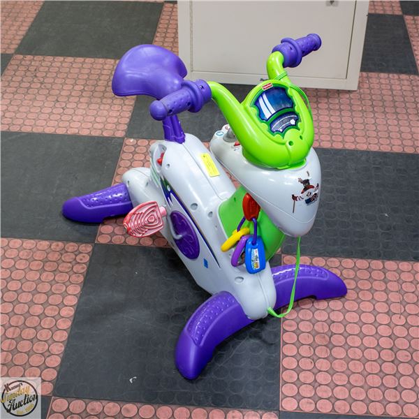 FISHER PRICE SMART CYCLE WITH 4 GAMES & CORDS