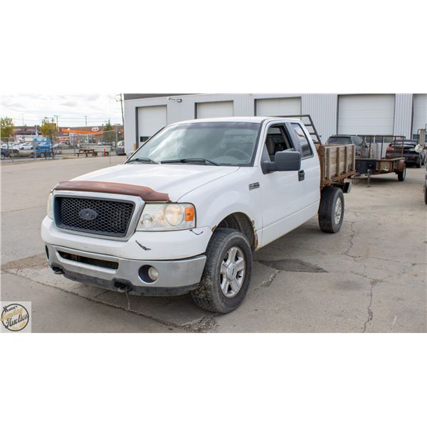 BAILIFF SEIZED: 2007 FORD F-150 XLT FLAT DECK