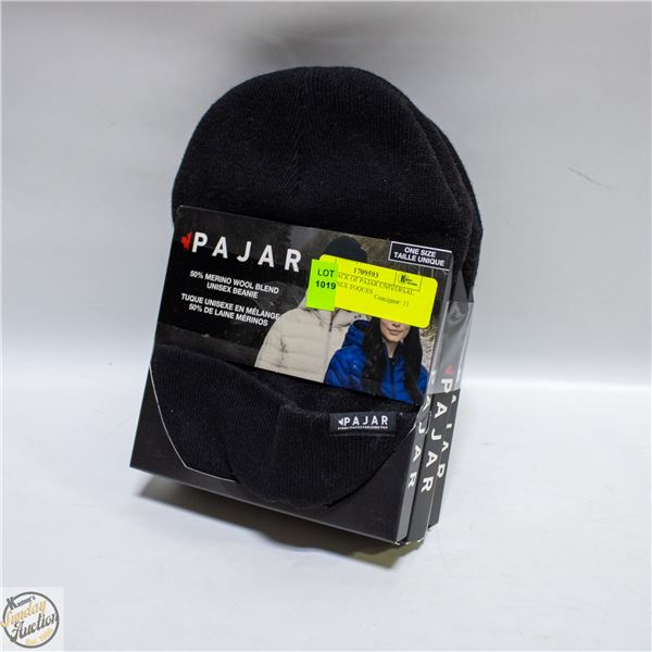 NEW 3 PACK OF PAJAR UNIVERSAL SIZE UNISEX TOQUES