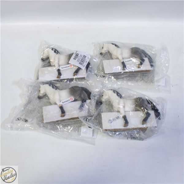 PACK OF 4 BRAND NEW SCHLEICH HORSE FIGURINE