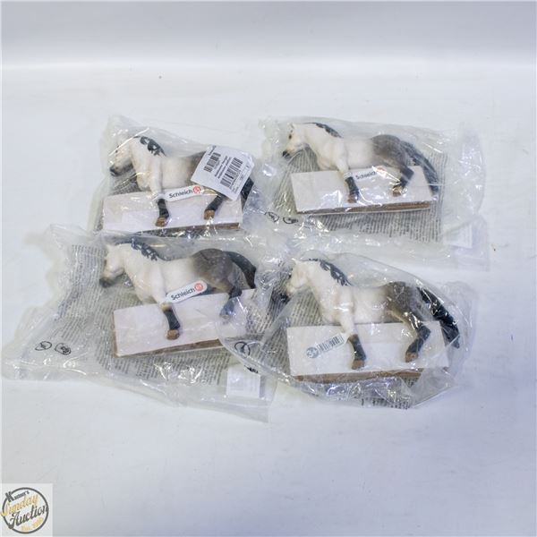 PACK OF 4 BRAND NEW SCHLEICH HORSE FIGURINE