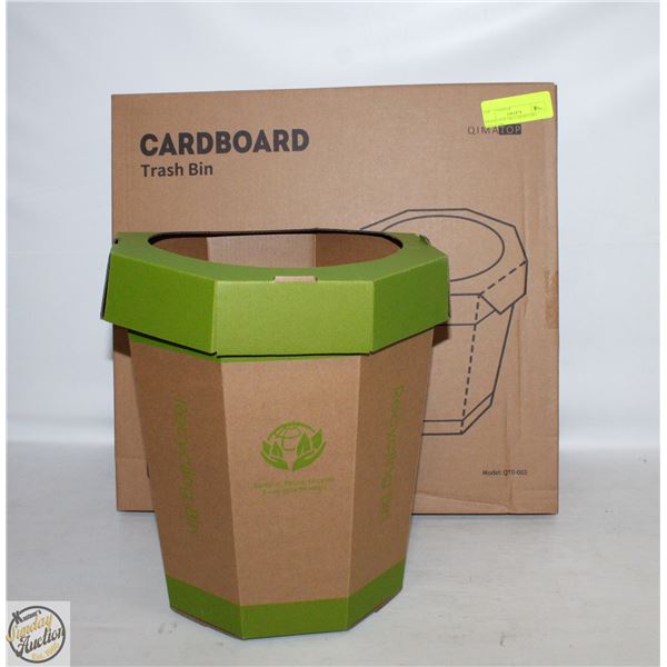 PACK OF 5 NEW CARDBOARD TRASH BINS