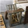 Image 1 : CONTEMPORARY MIXED METAL GLASS,
