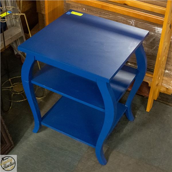 CONTEMPORARY 3 TIER SIDE TABLE- 23" X 18"