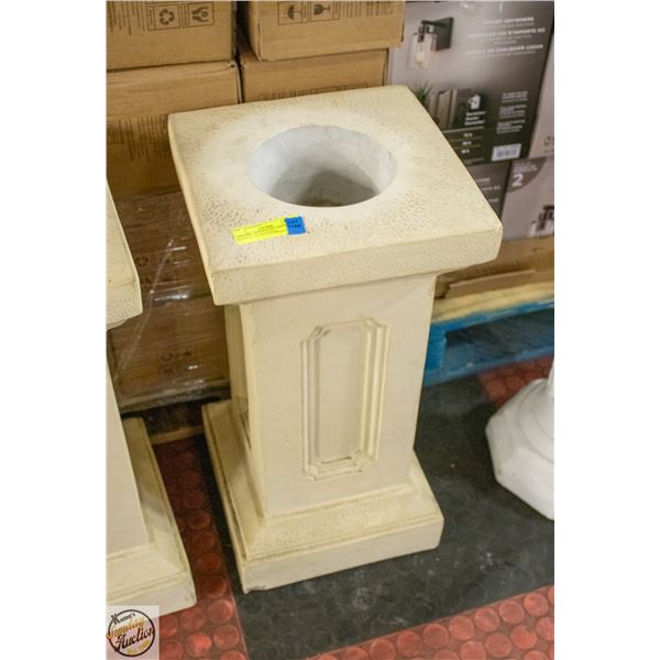 CERAMIC STONEWARE GREEK REVIVAL 30" PEDESTAL